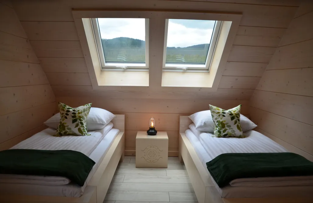 AlohaCamp Anielskie chaty- domek z widokiem na góry Luna 2