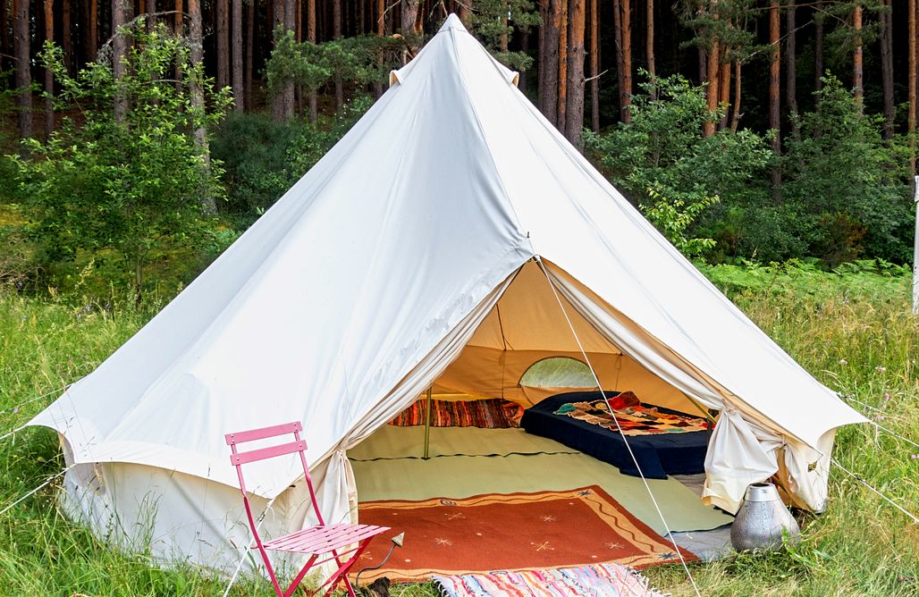 Unterkunft AlohaCamp Wellness and Wilderness - Blueberry Bell Tent 2