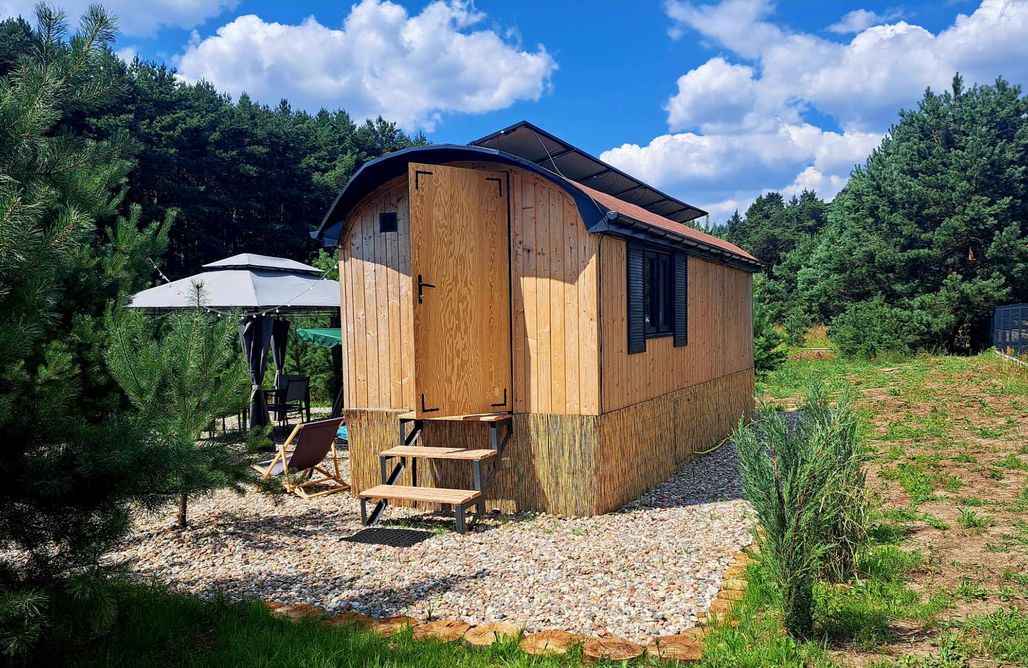 noclegi AlohaCamp Oaza Święty Spokój - domek z balią i jacuzzi 3