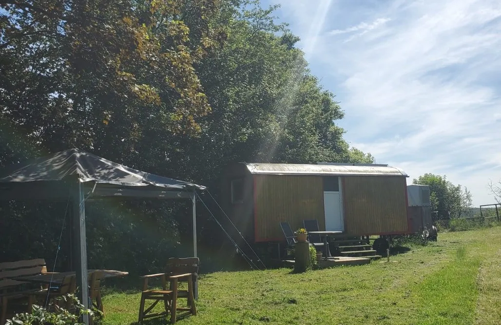 Unterkunft AlohaCamp Schäferwagen Hühnerloft Tinyhouse 4