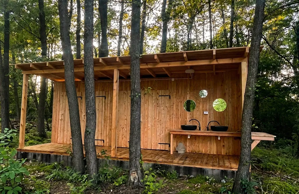 ubytování AlohaCamp Stání pro karavany a stany - The Farm Wild Camping 3