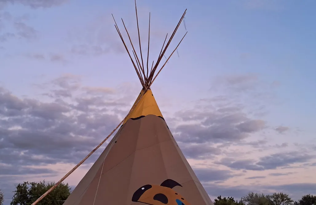 Skorzęcin Domki Nocleg w namiocie tipi nad jeziorem 3