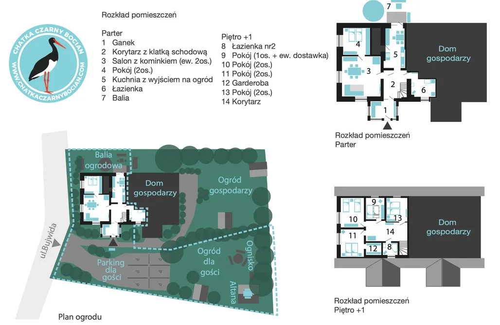 alojamientos AlohaCamp Chatka Czarny Bocian 4