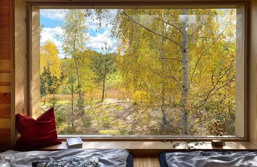 Zdjęcie obiektu LUNETTE lodge - 50 m od jeziora (do 10 osób), Sauna, Balia