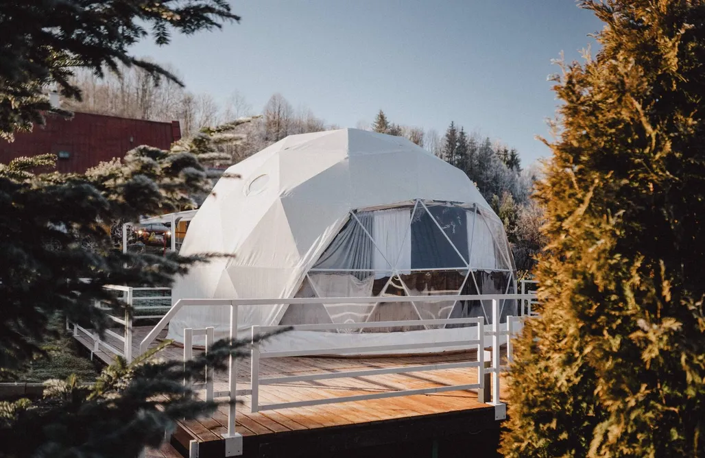 Hébergement AlohaCamp Hain Glamp Karkonosze - namiot z jacuzzi i sauną  2