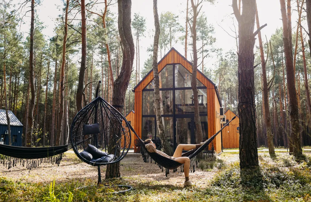 Domek W Lesie Nad Jeziorem Patyki Las Możliwości 2