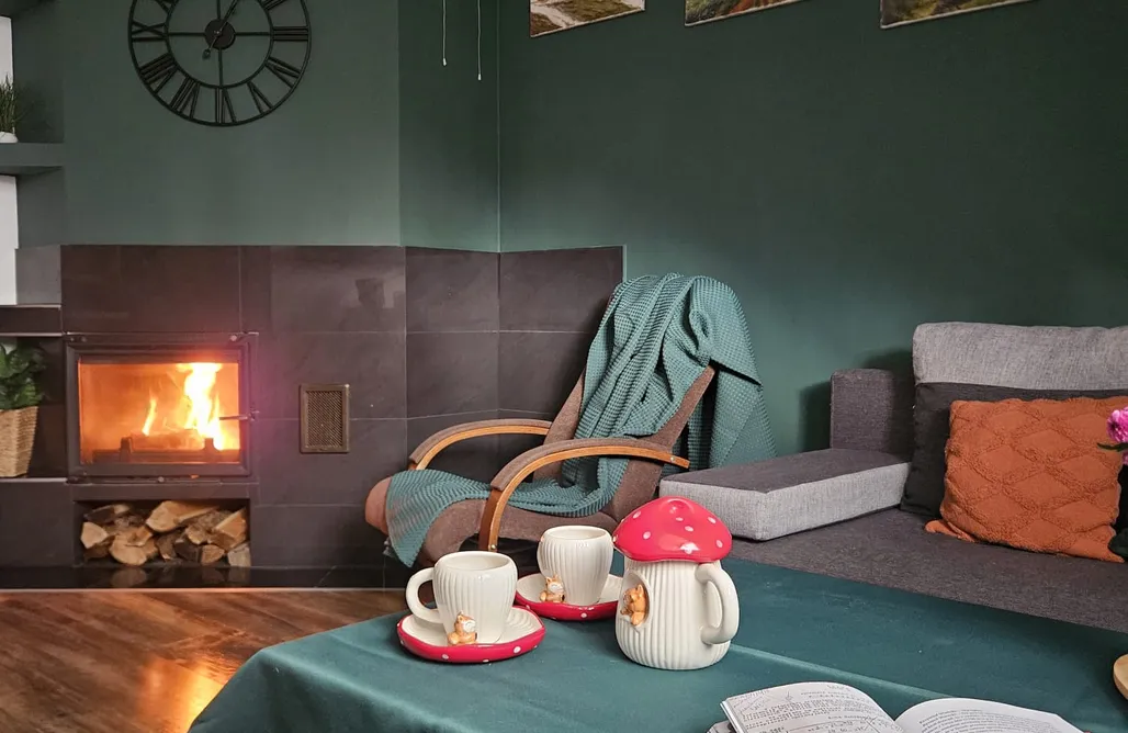 AlohaCamp Apartament 6-osobowy z dwoma sypialniami i z kominkiem 2