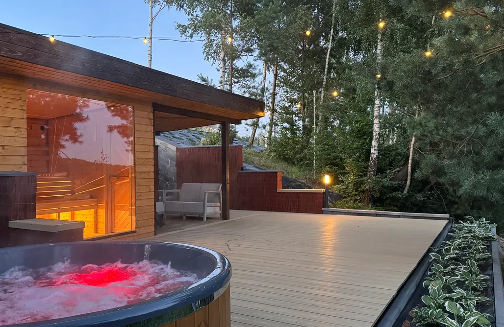Fajne Wczasy Perła Marchowo - dom przy jeziorze, balia i sauna na wyłączność 2