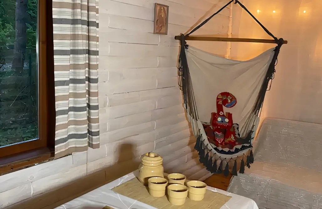 Osiedle Wilga noclegi Przytulny domek w lesie blisko rzeki 1