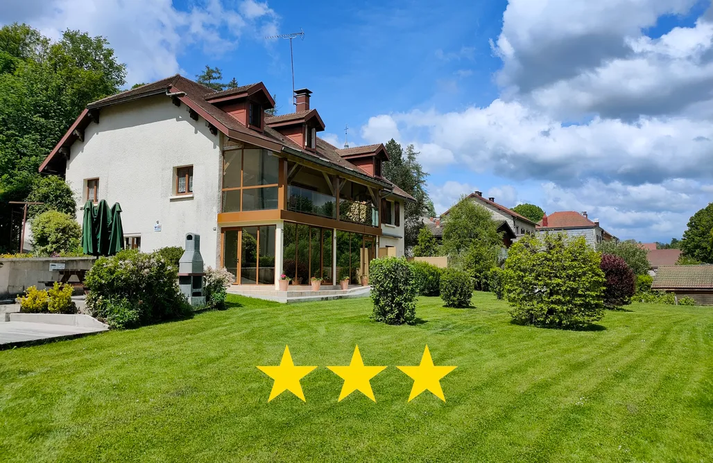 Gîte 1804 Montagnes du Jura, Spa et Sauna, classé 3 étoiles AlohaCamp