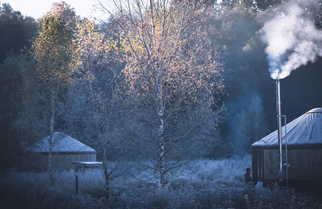 noclegi AlohaCamp Łąka Gwiazd - Glamping Jurty Czapla 1