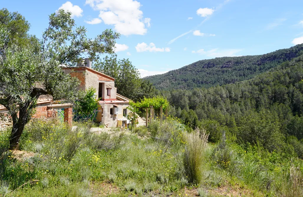 Alojamiento en Aielo de Malferit Habitación con terraza y vistas a la montaña 2