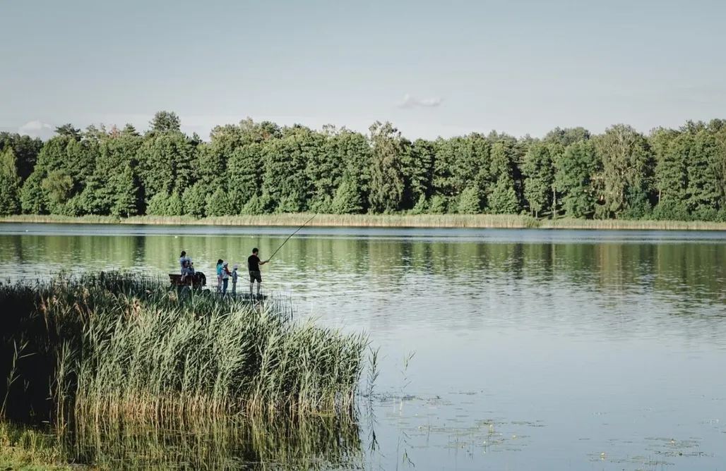noclegi AlohaCamp Domek całoroczny nad jeziorem Gaładuś 4