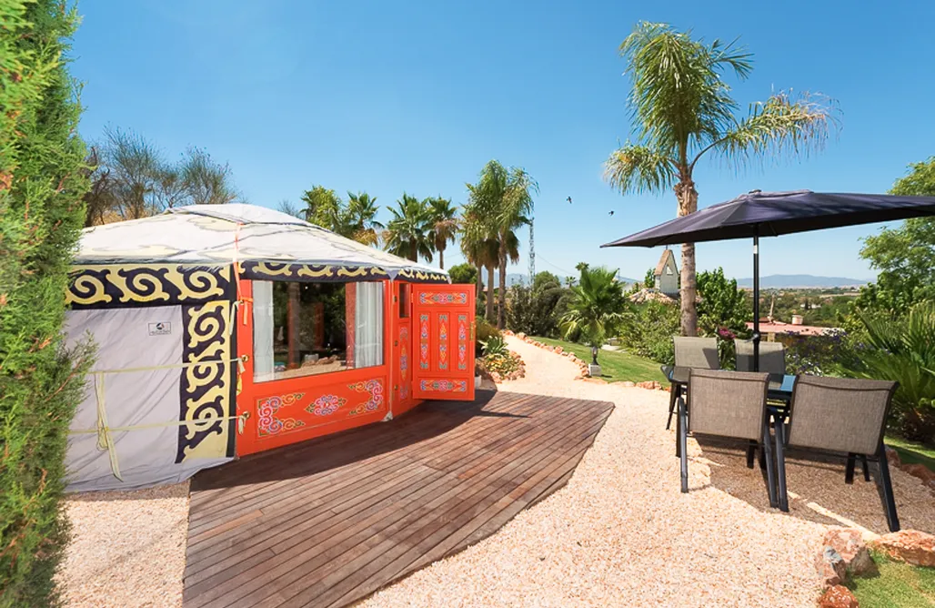 Camping en Málaga La Granja de Antonio: Yurta 2