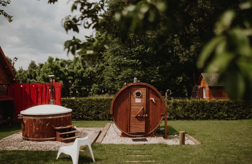 Polen Ferienhaus am See Stacja Ruda 1