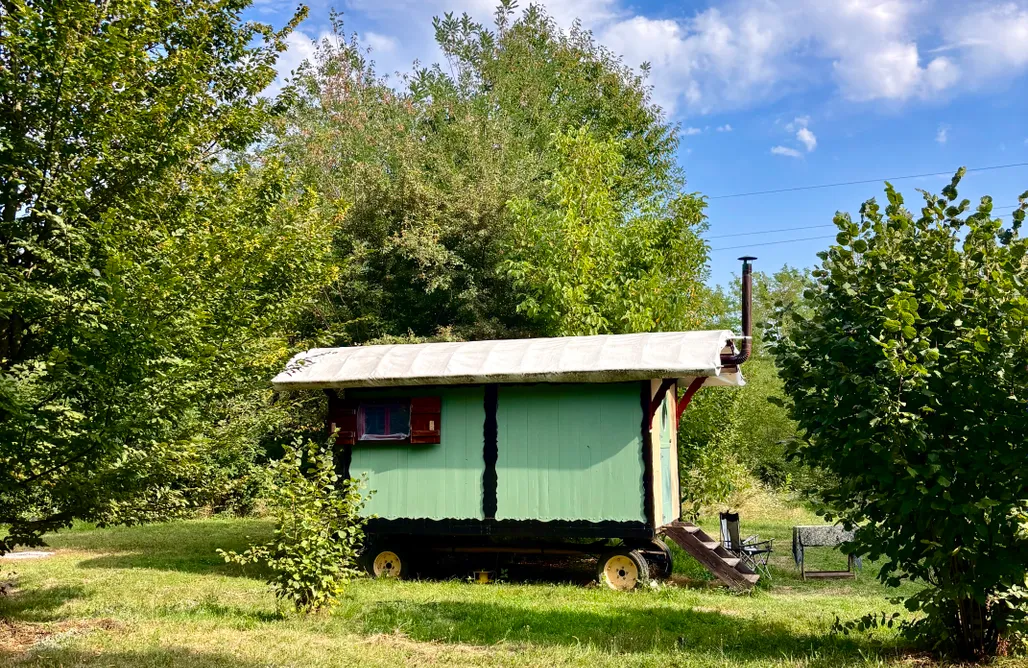 ubytovanie AlohaCamp Cozy shepherd's hut 4