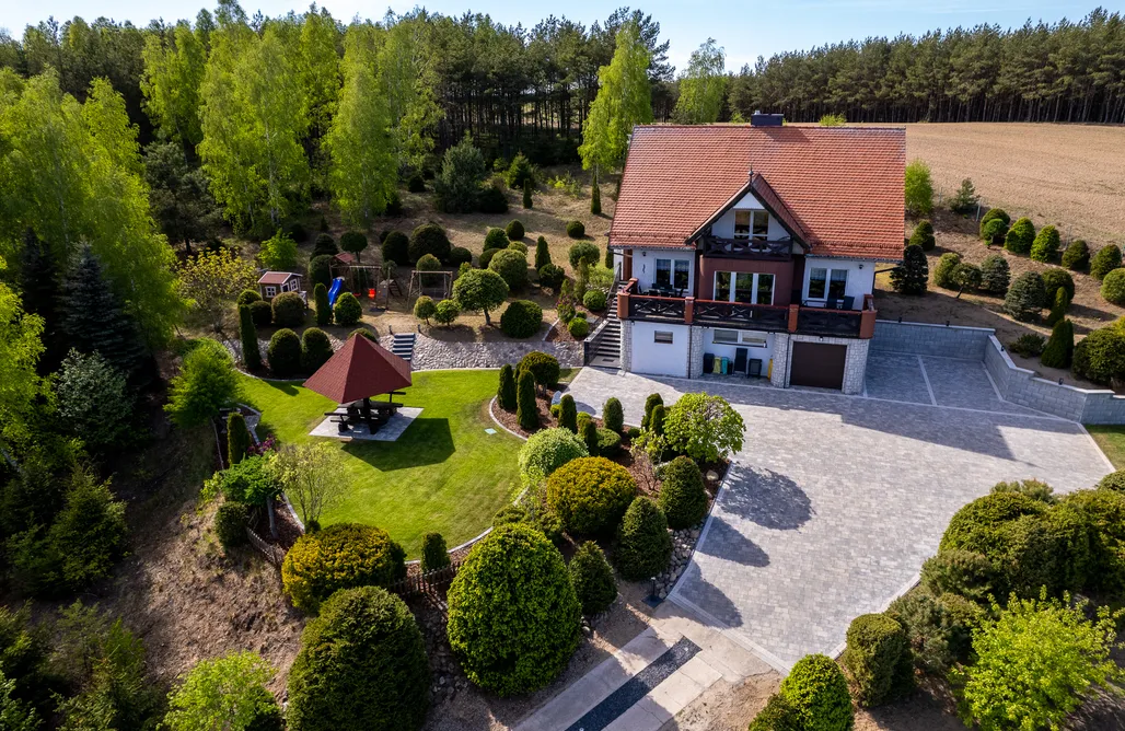 alojamientos AlohaCamp Dom na wzgórzu z widokiem na jezioro z balią i sauną 4