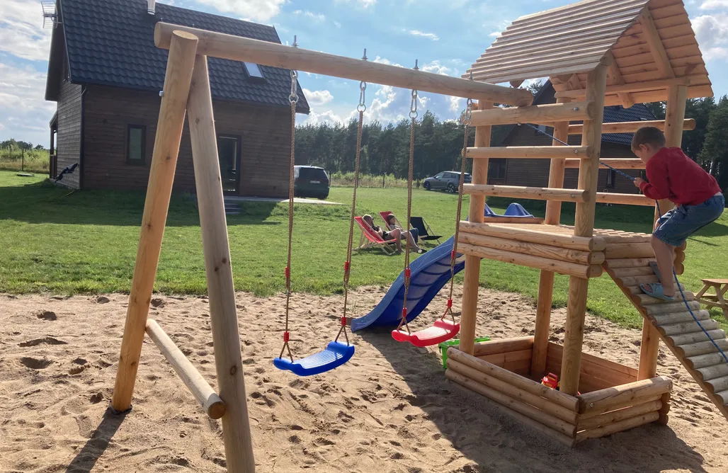 alojamientos AlohaCamp Rumiane Chatki – Domy nad jeziorem | Mazury | Cisza i natura 5