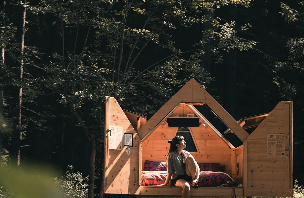 AlohaCamp Starsbox Trentino Forest Camp 3