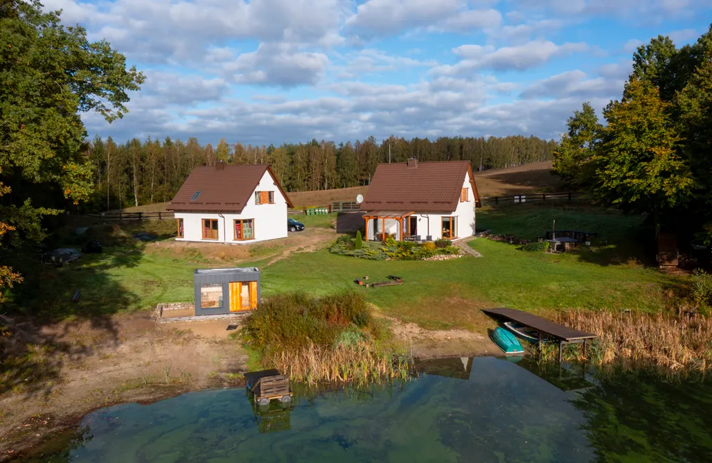 Domki W Słupsku Domki na Kaszubach nad jeziorem z balią i sauną 3