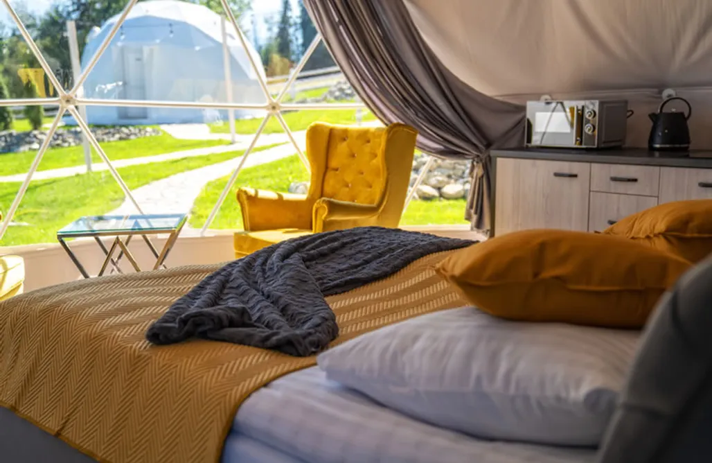 AlohaCamp Kopuła żółta Pables 1