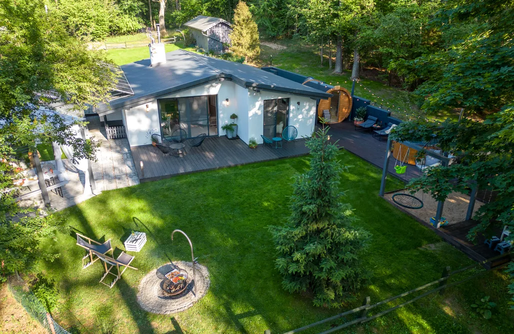 Krąg noclegi Kaszubski Reset - domek z sauną I balią 2