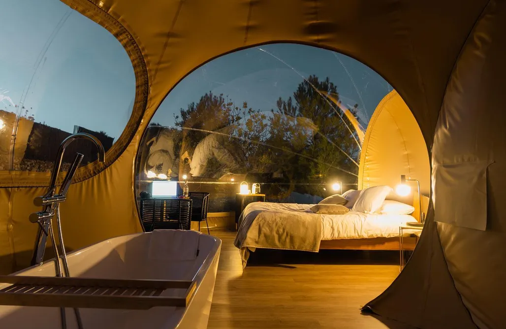 AlohaCamp accommodation Burbuja Olivo 5