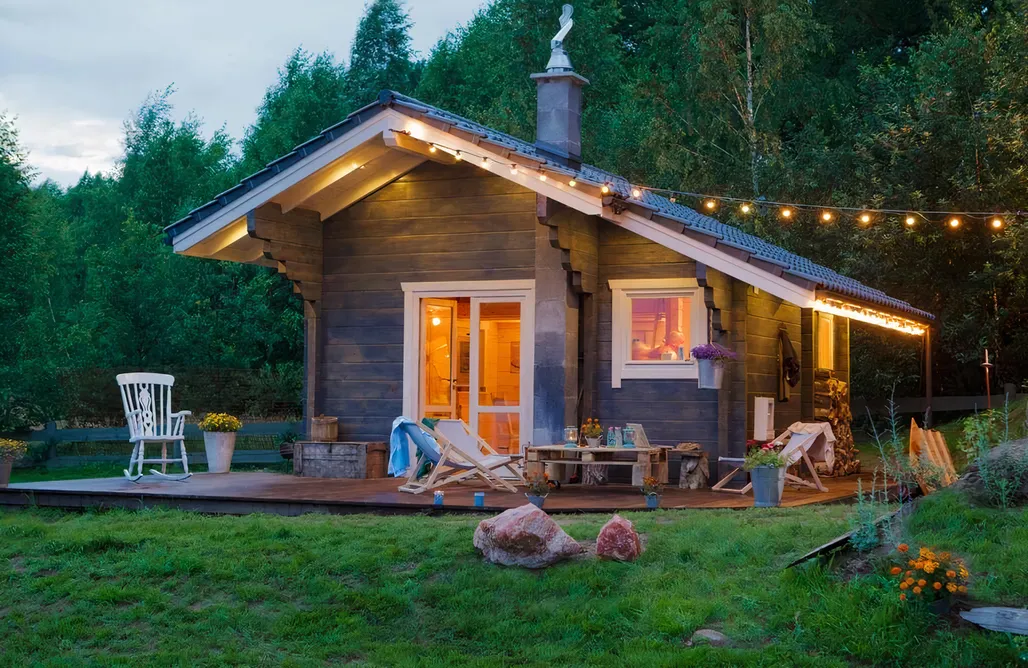 Glamping Poland Saunowisko pod Jabłonią - Dom Niebieski 2