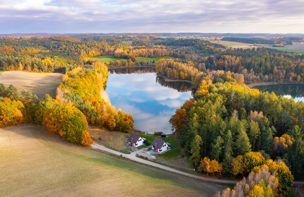 noclegi AlohaCamp Dom Dębowy nad jeziorem z balią i sauną 2