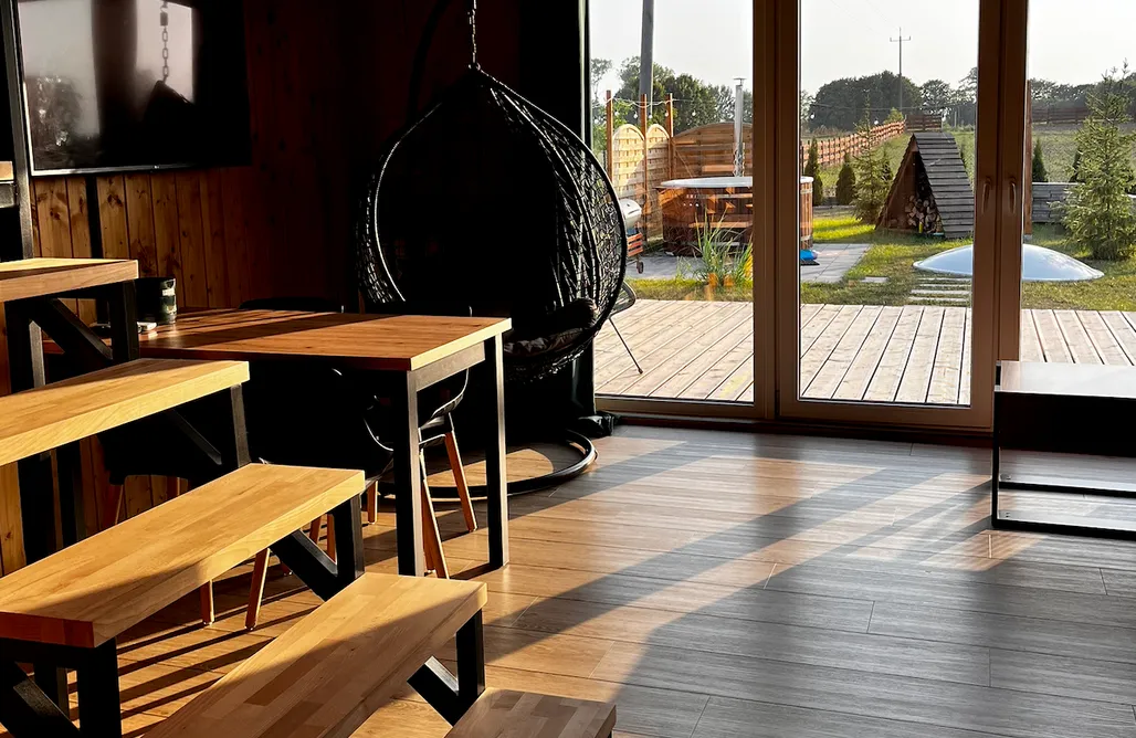 Bogusze noclegi Laski Lake Mazury - domek z balią blisko jeziora 3