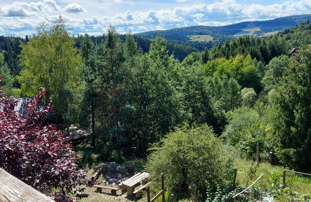 noclegi AlohaCamp Domek Zielony Widok - domek w Bieszczadach 1