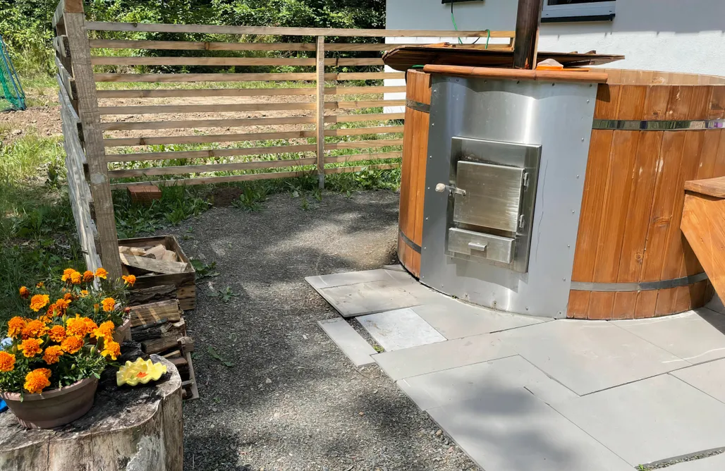 noclegi AlohaCamp Zagroda MłyńSKi - Całoroczny dom z balią Harbutowice 5