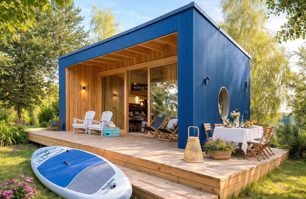 Pielgrzymka noclegi LUNETTE lodge - 50 m od jeziora (do 10 osób), Sauna, Balia 3