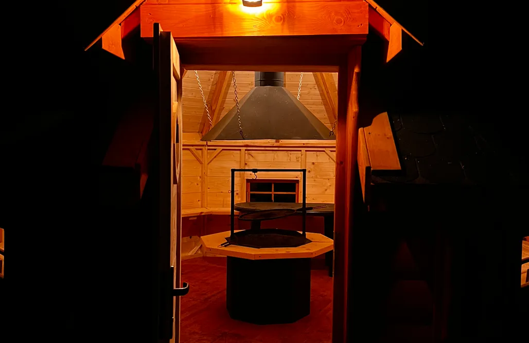 Osiedle Wilga noclegi Leśna Ostoja-domek z prywatną sauną i balią w ogrodzie  1