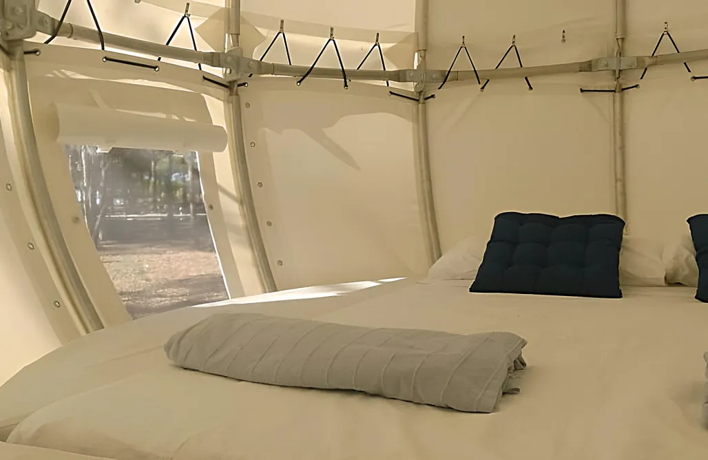 alojamientos AlohaCamp Cocoon Tree Bed - Playa Taray 4