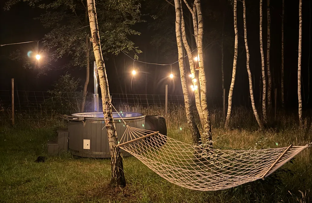 Rudnica noclegi GreenWood II - Domek z jacuzzi i furtka do lasu 3