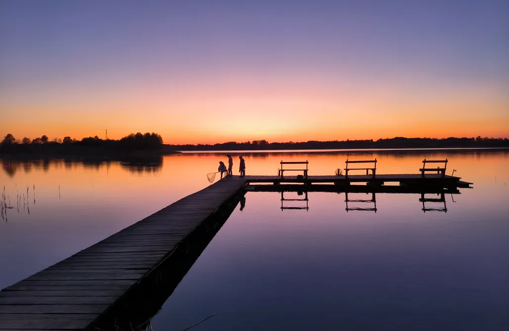 AlohaCamp accommodation Willa nad jeziorem z jacuzzi, sauną i plażą 1