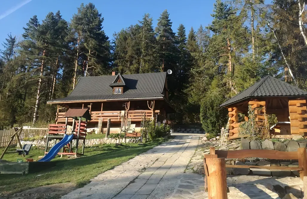 Luksusowe Domki Nad Jeziorem Chata w Gorcach - domek z balią 2