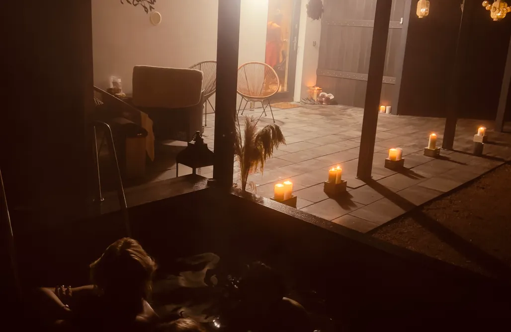 Krynica-Zdrój noclegi z wyżywieniem i basenem Domki 4 Żywioły - Noclegi w beskidach z sauną i jacuzii /noce saunowe 3