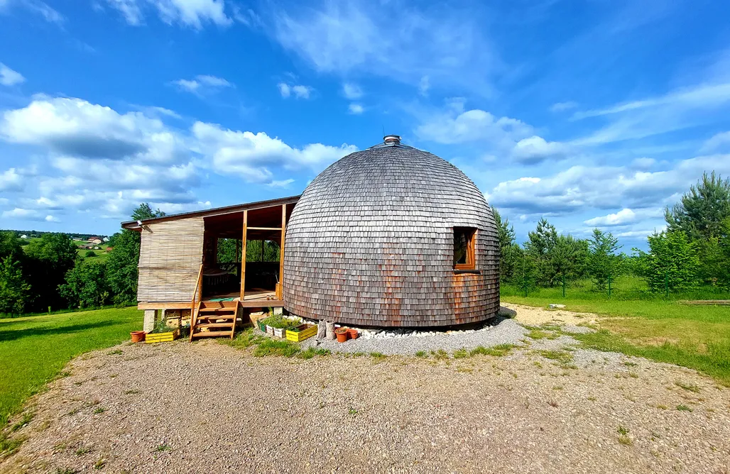 AlohaCamp accommodation Dom Kopułowy - Góry Świętokrzyskie 2