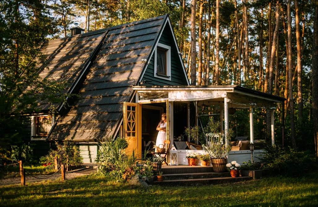 AlohaCamp accommodation House on the Pinewood-sauna, children's pool, playground 2