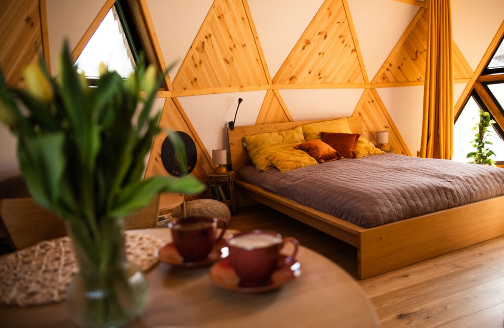 AlohaCamp Całoroczny domek kopułowy Żywioł Ognia 2