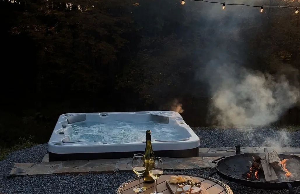Domek Z Jacuzzi Bieszczady Osada Pyrówki  3
