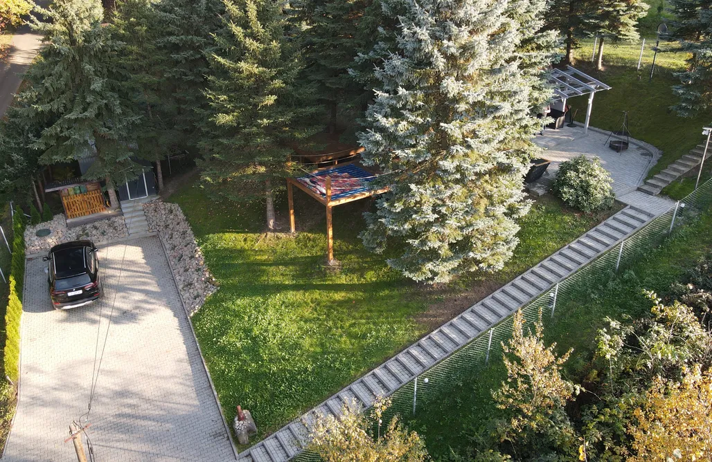 AlohaCamp accommodation Mountain Wooden Premium Cottage SPA 4
