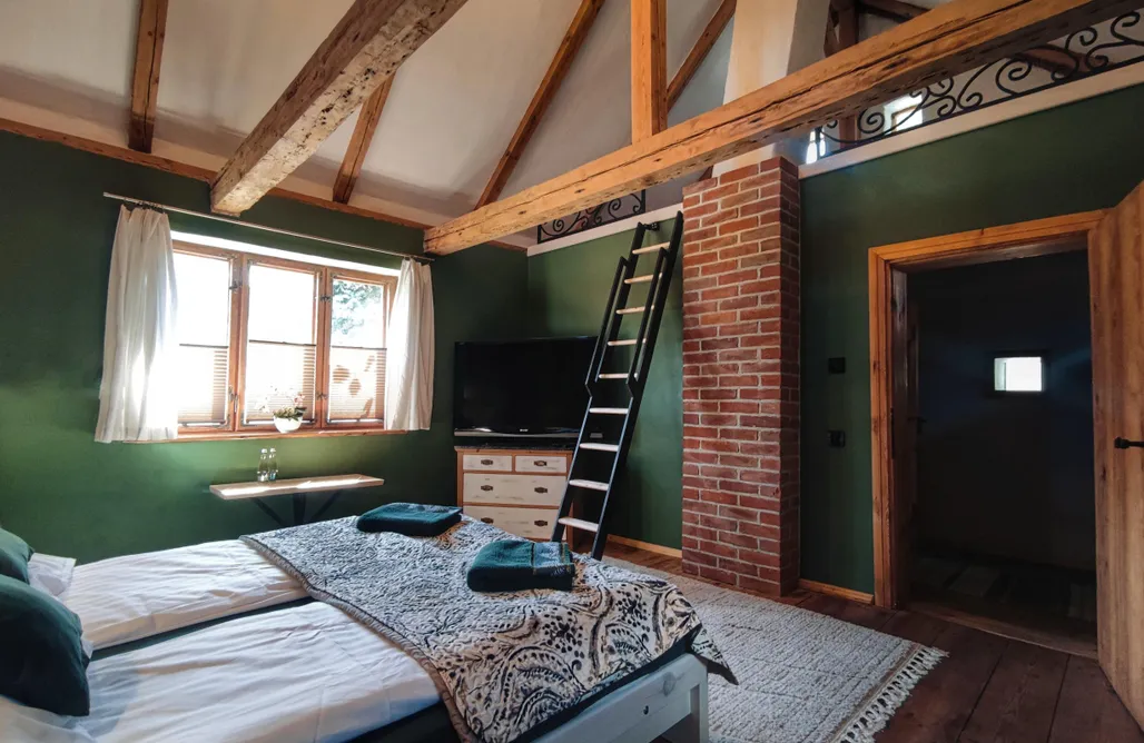 Karwica Domki Klasztor Staroobrzędowców w Wojnowie - Domek przy bramie Stróżówka 3