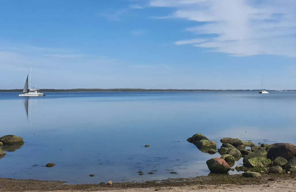 Unterkunft AlohaCamp WerderChalet "Meer in Sicht" Meerblick, Strand 150m, Sauna, eKamin 1