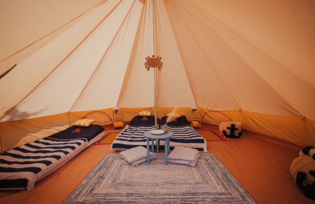 AlohaCamp Namiot safari Portugalska Laguna 2