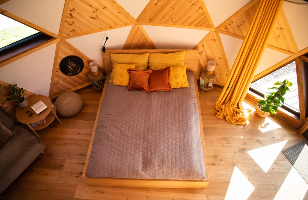 AlohaCamp Całoroczny domek kopułowy Żywioł Ognia 4