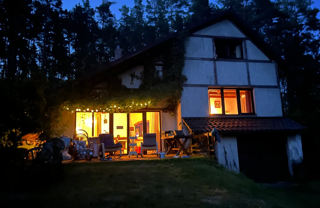 Romantyczny Weekend dla Dwojga Dom w lesie nad jeziorem Kaszuby - Gniazdo 1