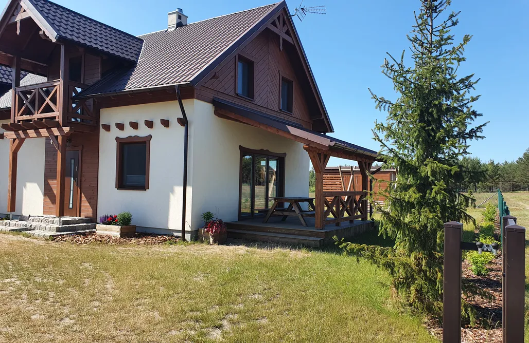 Loryniec noclegi Milochówka - Dom drewniany bliźniak 2